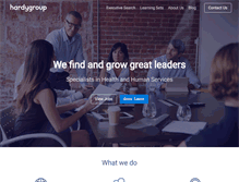 Tablet Screenshot of hardygroupintl.com